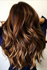 Long Brunette Ombre With Blonde Hilights in Austin Round Rock
