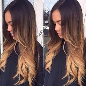 Ombre Balayage Caramel Color Blonde Color Honey Color Dark Root Shadow Root in Austin Round Rock