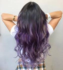 Ombre Balayage Purple in Austin Round Rock