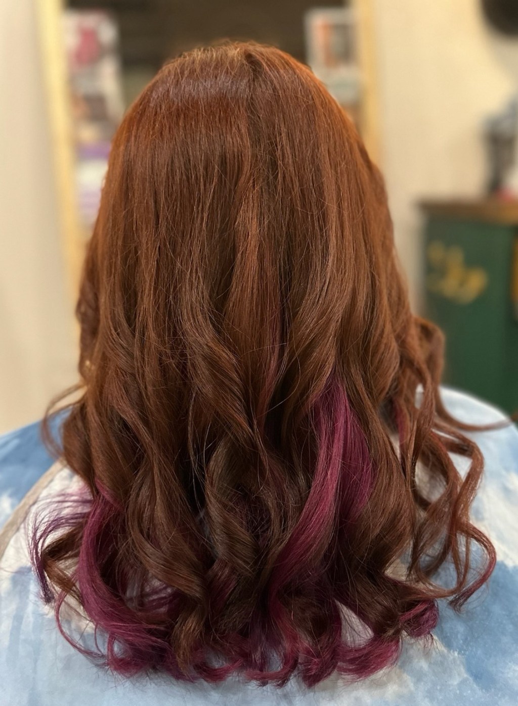 Copper Hair Color and Pickaboo Wild&nbsp;Orchid