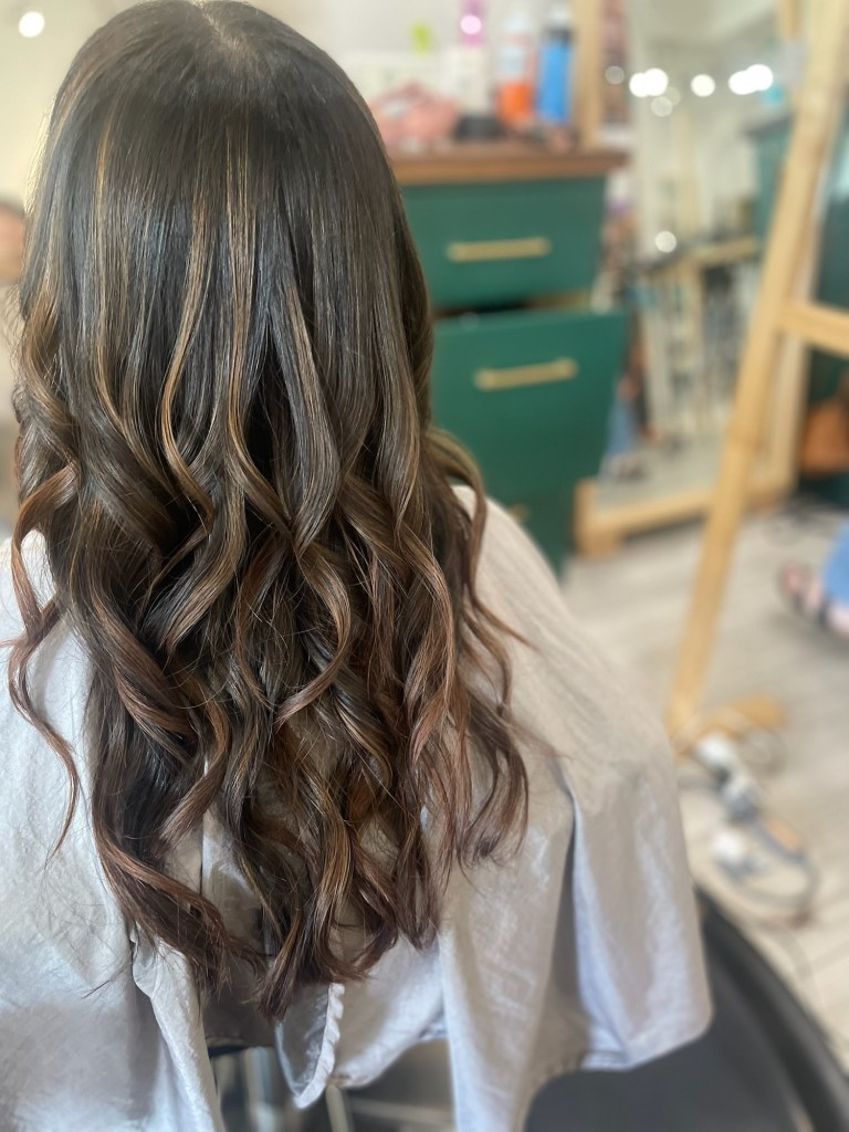 Natural color and Balayage by Stephania